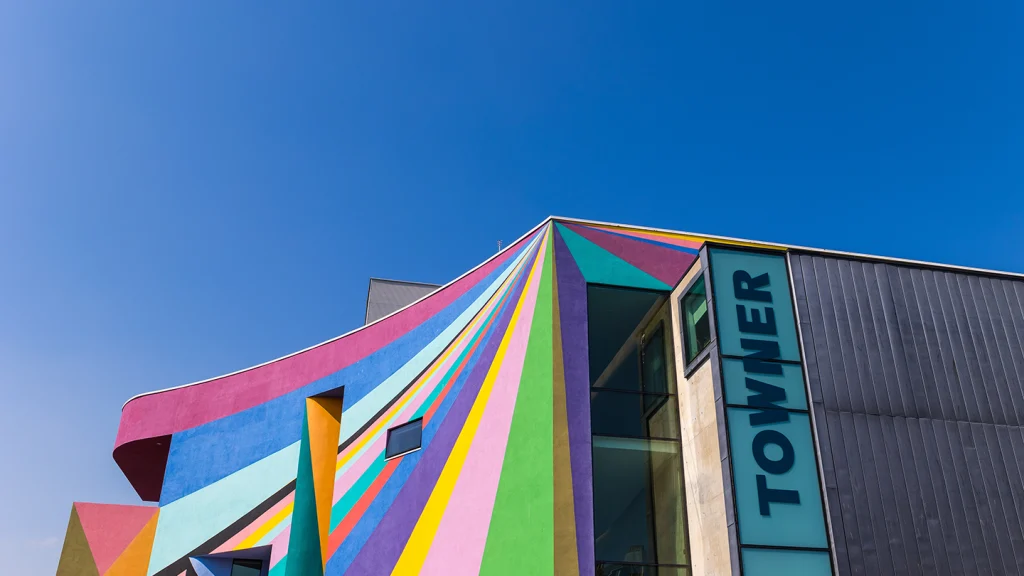 The Towner Gallery Eastbourne, a contemporary art gallery on the south coast. Image: SHUTTERSTOCK \ EYEMATTER EYEMATTER