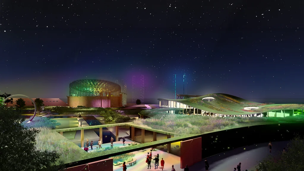 Dundee is earmarked for Eden Project investment, with a bold scheme by Feilden Clegg Bradley having been granted planning permission.