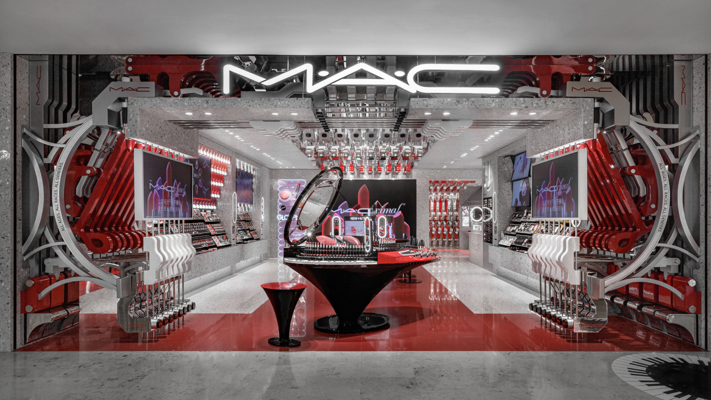 Project: X+Living / MAC Cosmetics, Deji Plaza, Nanjing - FX Design