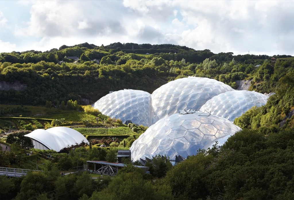 The Eden Project is one of South West England’s premier tourist attractions. Photos: Peter Aaron, Hufton + Crow